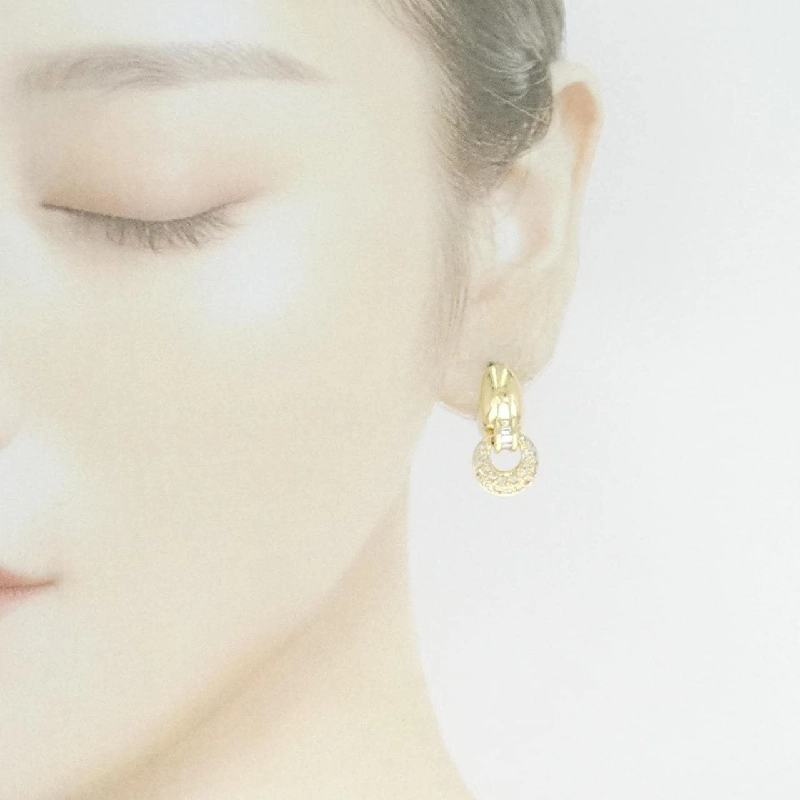 K18YG Bông tai kim cương 0.91CT - Hàng hiệu Chính hãng 869580