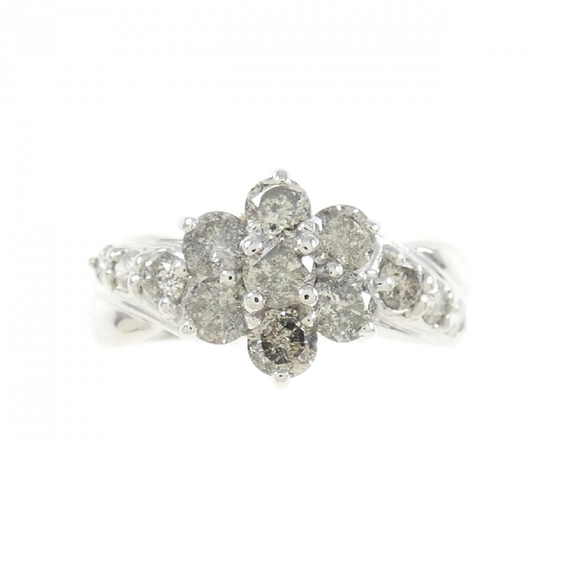 Nhẫn kim cương hoa K18WG 1.09CT 672274