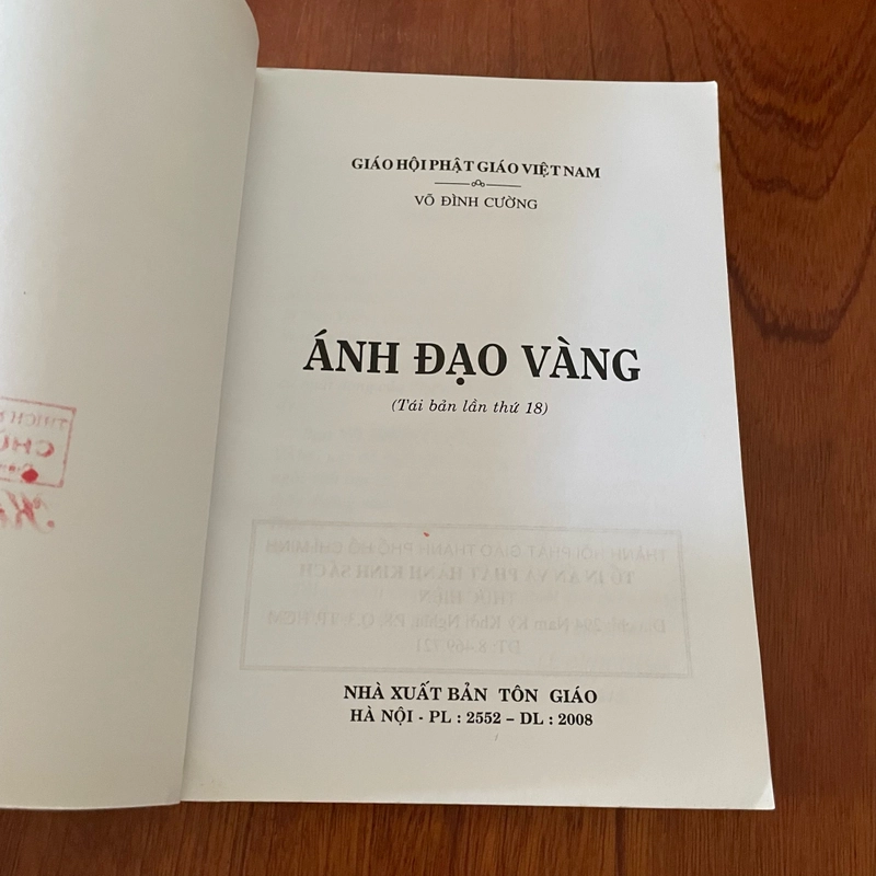 II Tựa sách: Ảnh Đạo Vàng - Võ Đình Cường - 2008 431301