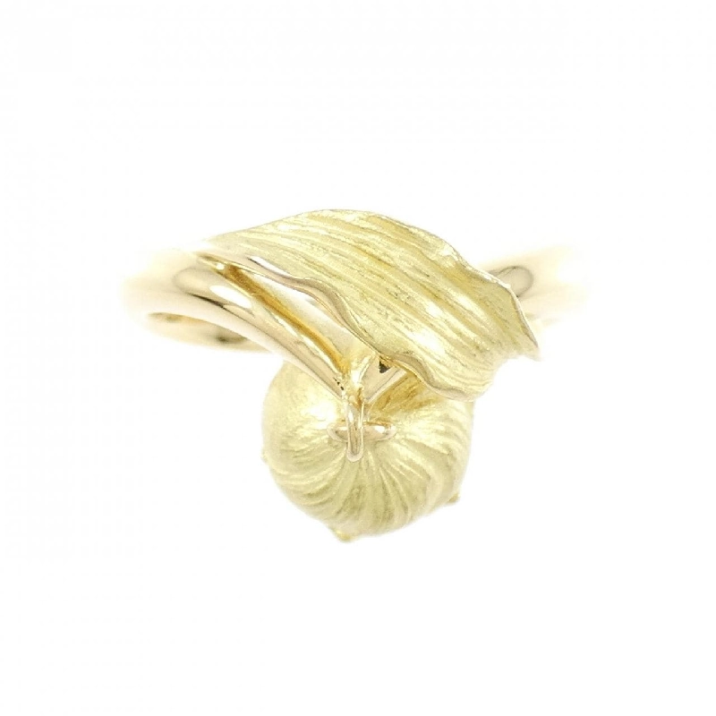 Nhẫn kim cương hoa K18YG 0.02CT 669498