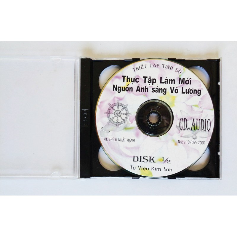 Bộ 02 Audio CD Thực tập làm mới nguồn Ánh sáng Vô lượng 71812