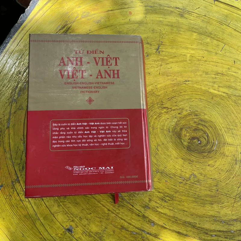 TỪ ĐIỂN ANH - VIỆT - VIỆT ANH- BAN BIÊN SOẠN CHUYÊN TỪ ĐIỂN NEW ERA 603684