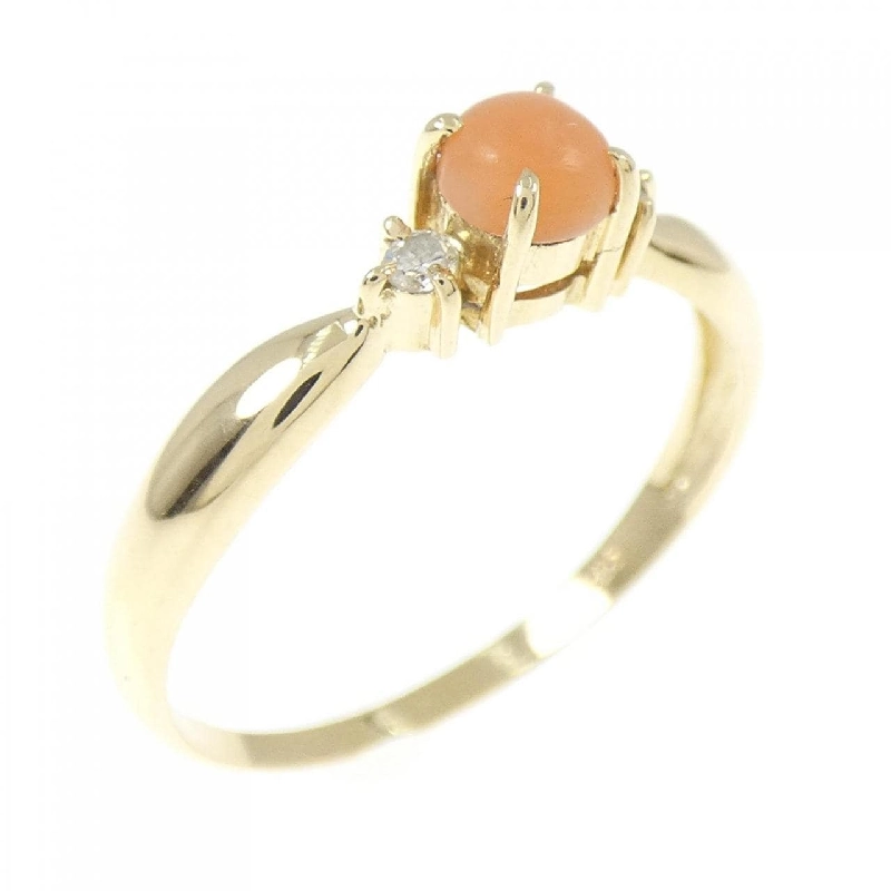 Nhẫn San Hô K18YG - Hàng hiệu Chính hãng 855689