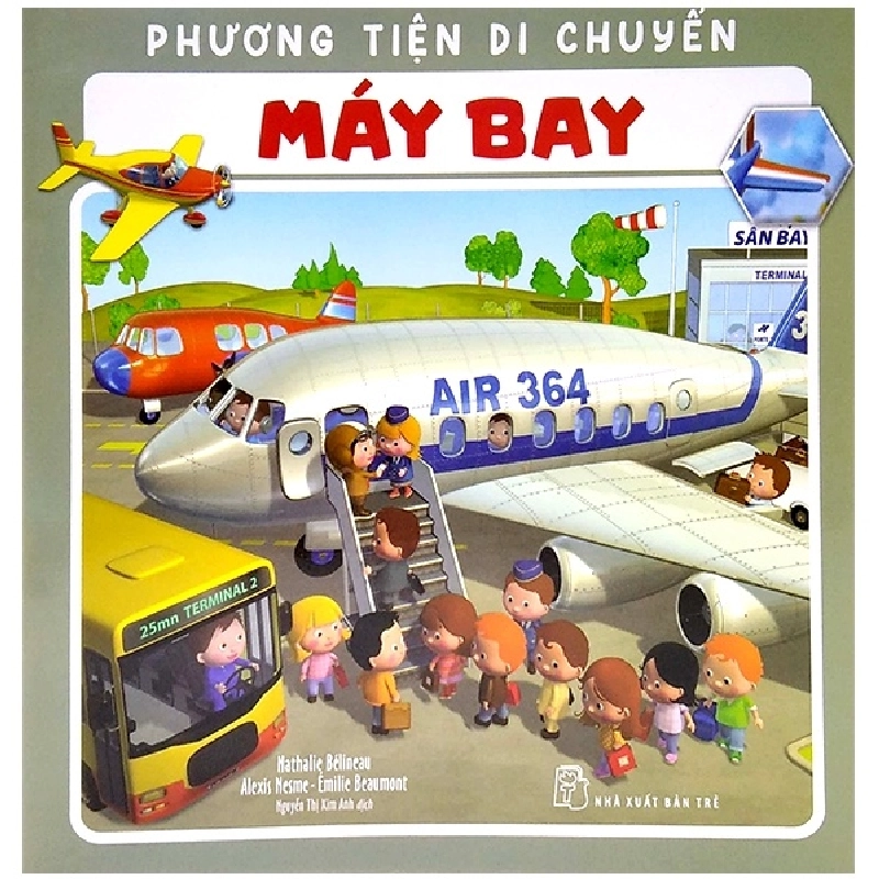 Phương tiện di chuyển. Máy bay - Nathalie Bélineau, Alexis Nesme, Émilie Beaumont 2020 New 100% HCM.PO 47275