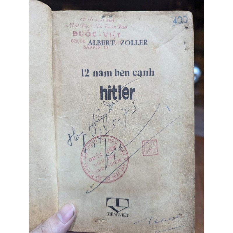 12 NĂM BÊN CẠNH HITLER - ALBERT ZOLLER 191584