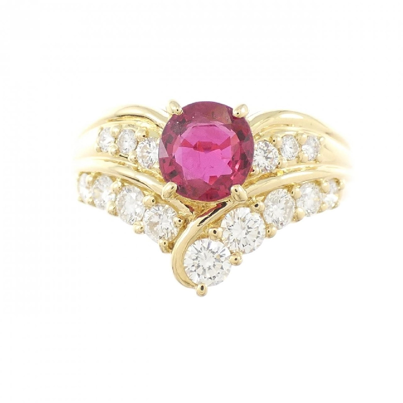 Nhẫn Ruby K18YG 0.93CT - Hàng hiệu Chính hãng 853319