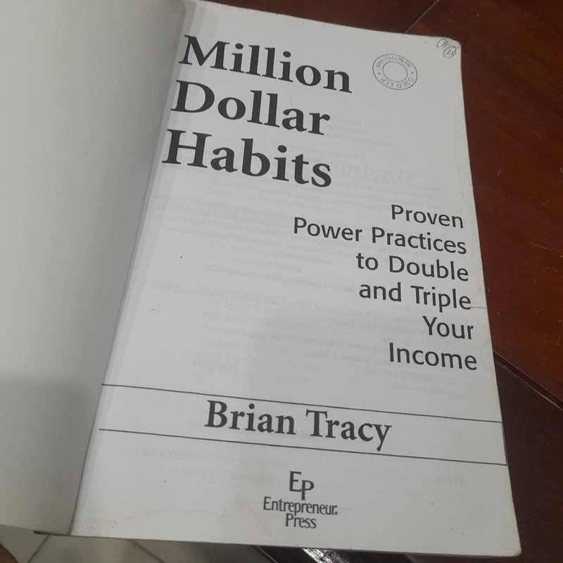 Brian Tracy - MILLION DOLLAR HABITS 315004