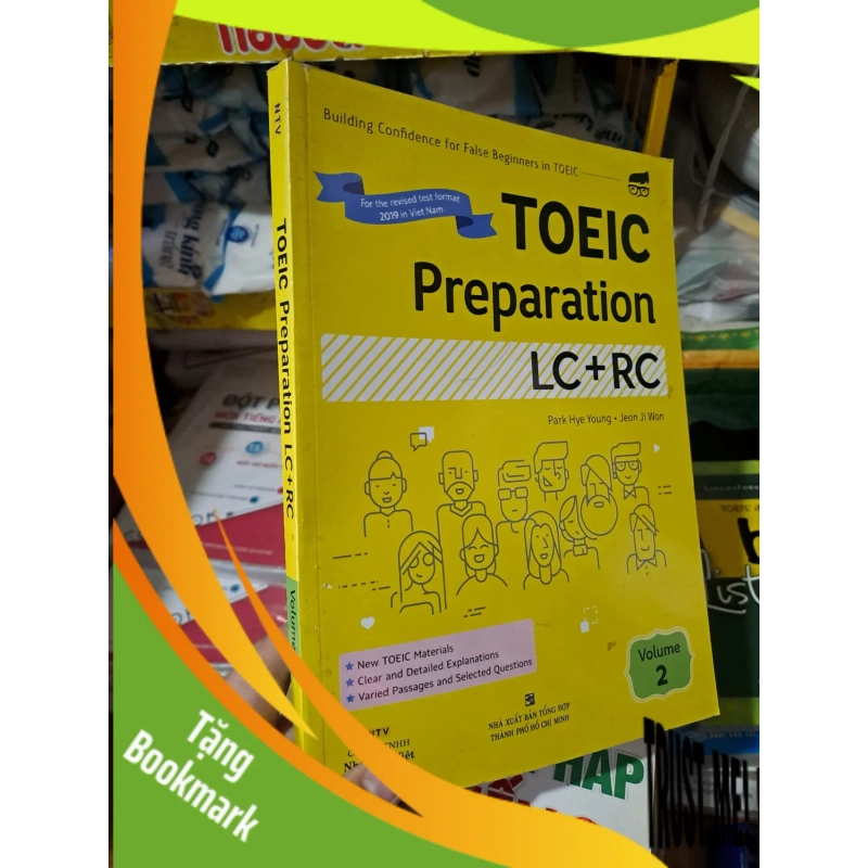 (TẶNG BOOKMARK) Toeic Preparation LC+RC Volume 2 mới 90% có CD RBK0808 954212