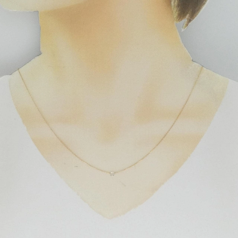 K18PG Dây chuyền kim cương 0.09CT - Hàng hiệu Chính hãng 861444