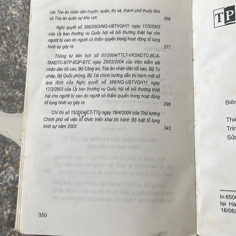 Bộ luật Tố tụng hình sự 2003 711333