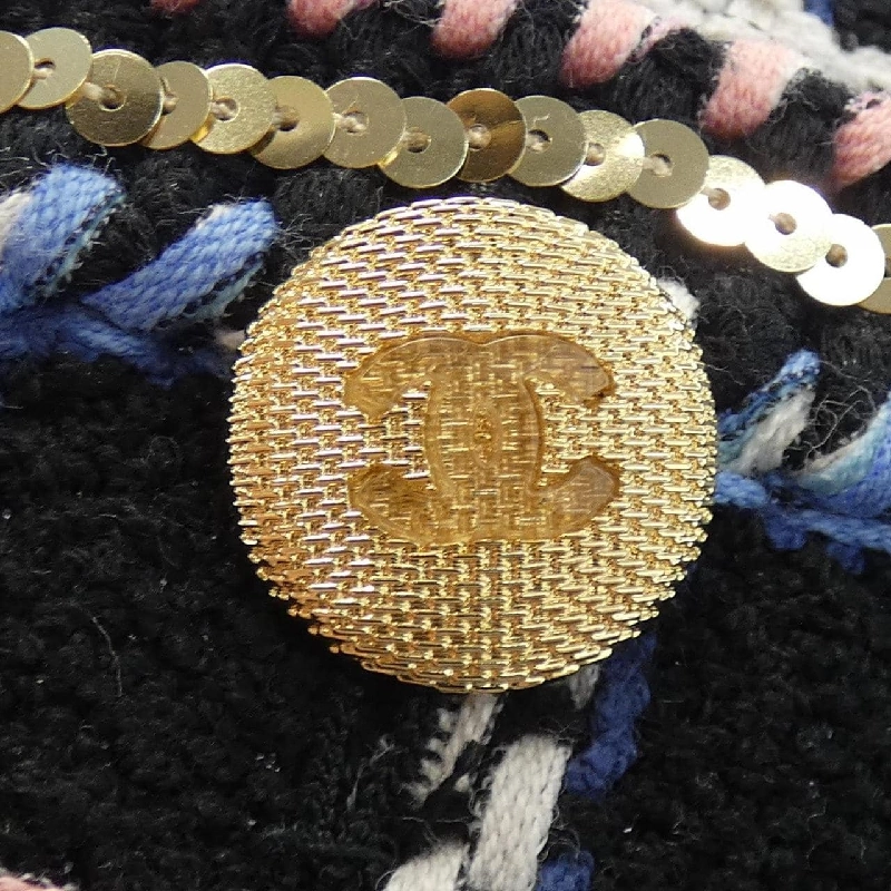 【Khuyến mãi】Áo khoác không cổ CHANEL 640785