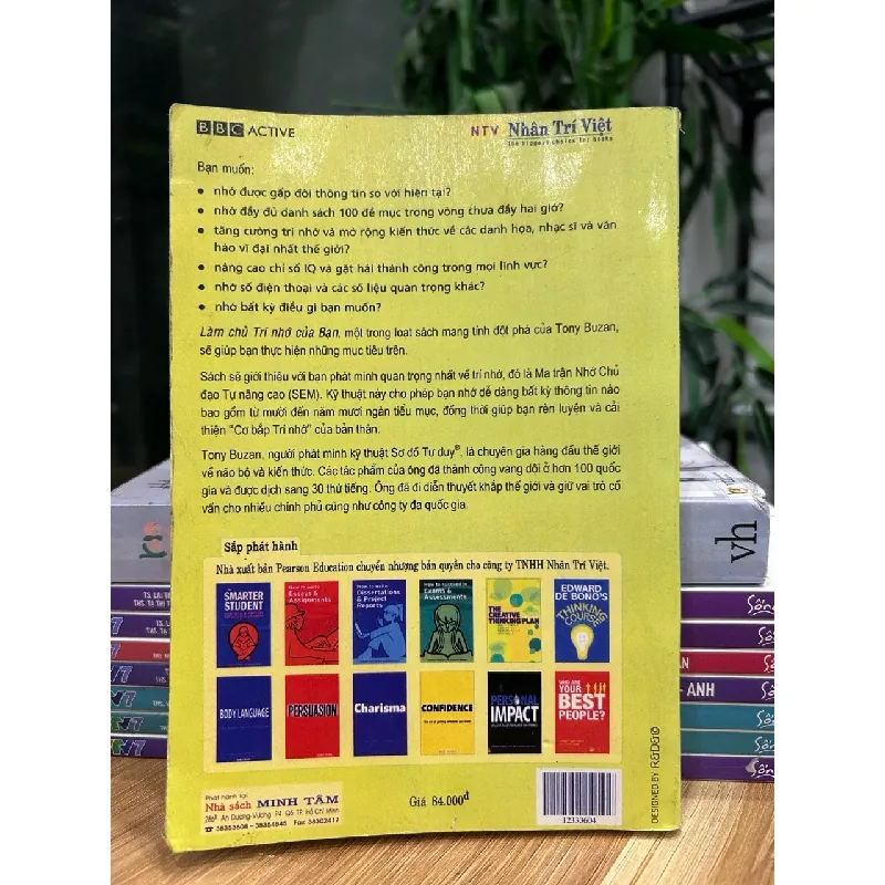 Làm chủ trí nhớ của bạn (Master Your Memory) – Tony Buzan 572498