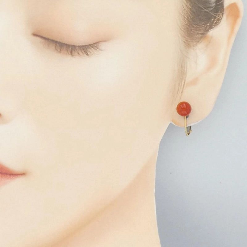 Bông tai san hô K18YG - Hàng hiệu chính hãng 872319