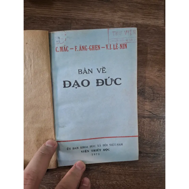 BÀN VỀ ĐẠO ĐỨC - C. MÁC - F. ĂNG-GHEN - V. I. LÊ-NIN 718493