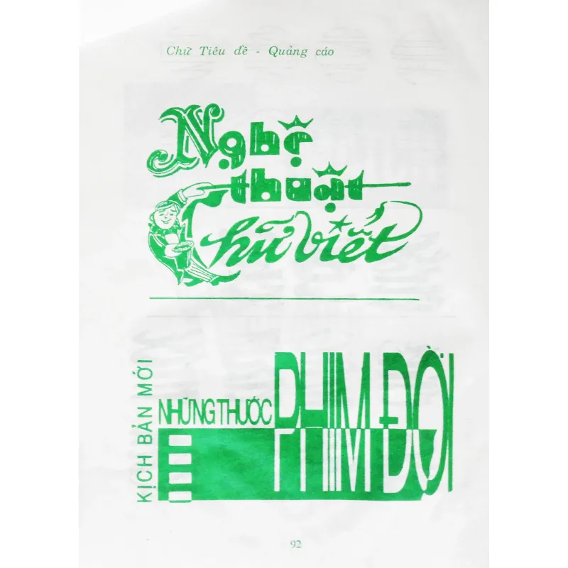 Nghệ thuật kẻ chữ trang trí 18130