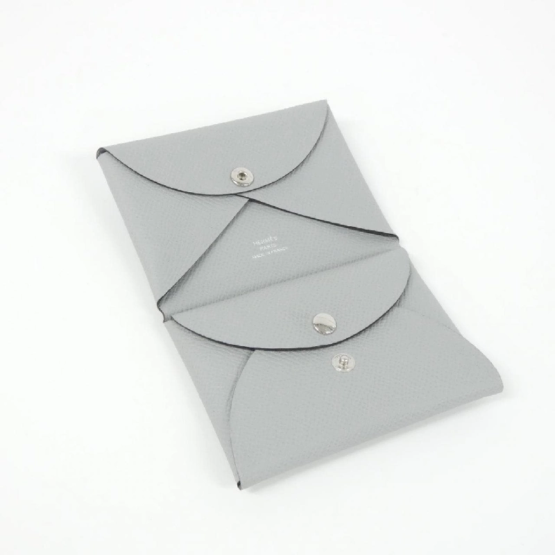 【Sản phẩm chưa sử dụng】Ví tiền Hermes Calvi Duo 083035CK 620886