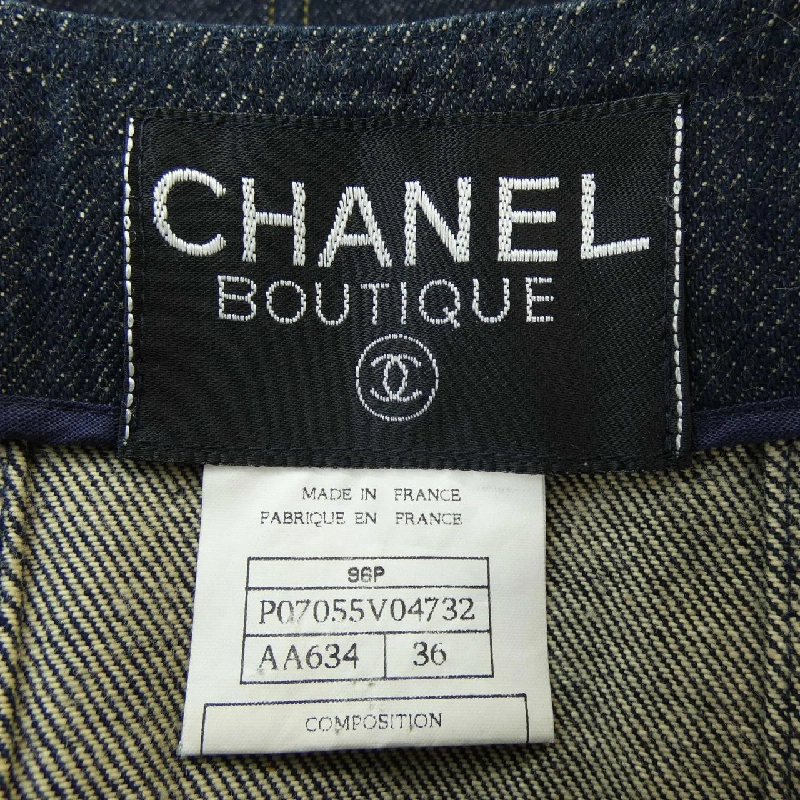 CHANEL P07055V04732 96P. Áo khoác denim - Hàng hiệu Authentic 822779