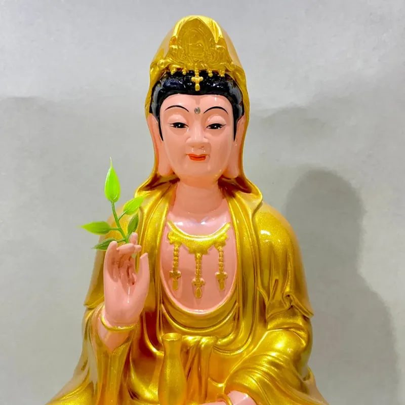 Tượng Phật Quan Thế Âm Bồ Tát Ngồi 30 vàng composite 787164