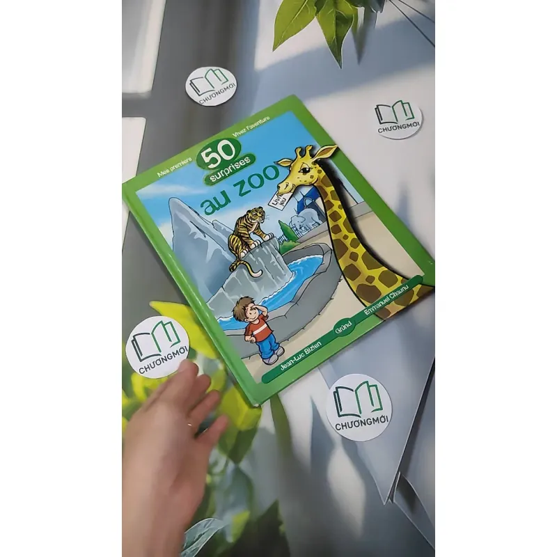 [MIỄN PHÍ BỌC SÁCH] 50 Surprises Au Zoo ( Pháp) 990375