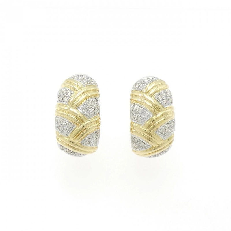 K18YG/K18WG Bông tai kim cương - Hàng hiệu Chính hãng 870209