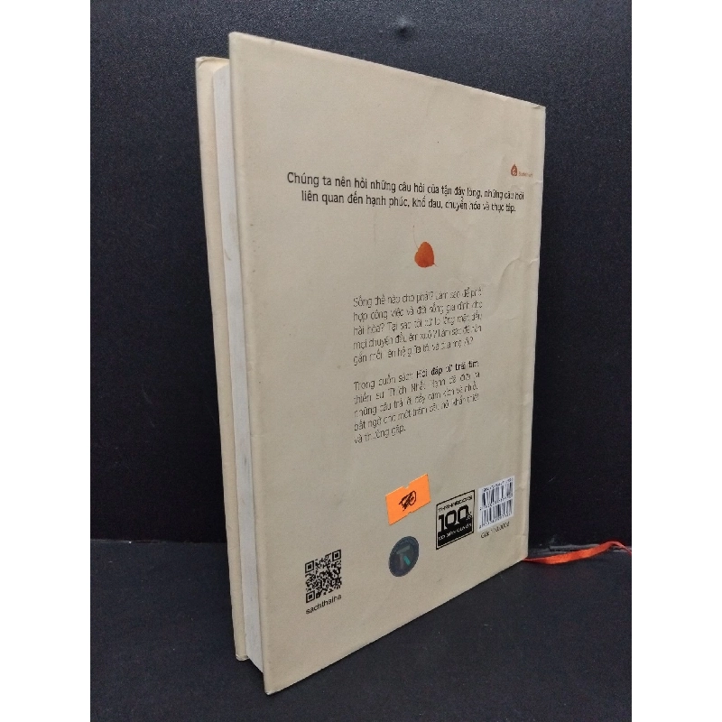 Hỏi đáp từ trái tim (bìa cứng) mới 90% ố bẩn nhẹ có viết trang đầu 2019 HCM1008 Thích Nhất Hạnh TÂM LINH - TÔN GIÁO - THIỀN 916466