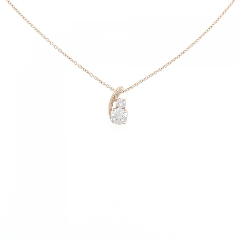 K18PG Dây chuyền kim cương 0.223CT E VS1 EXT - Hàng hiệu Chính hãng 880590