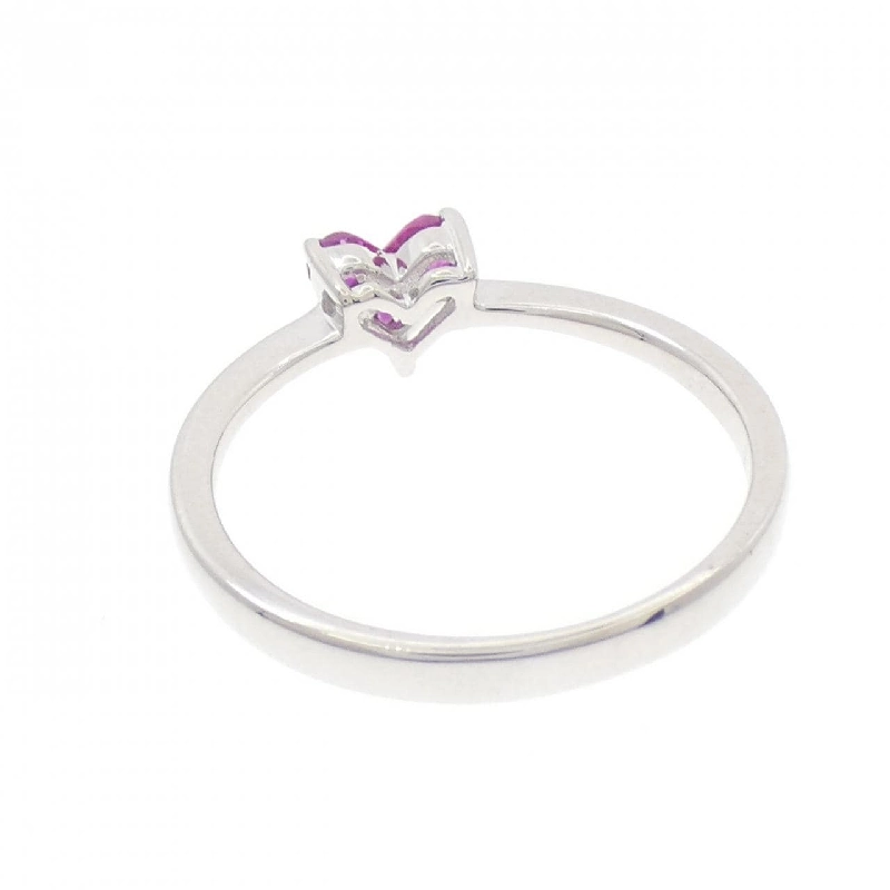 Nhẫn Ruby hình trái tim K18WG 0.25CT - Hàng hiệu Chính hãng 850144