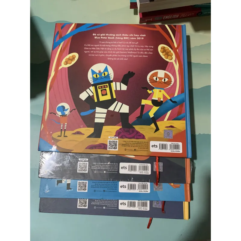 bộ sách giáo sư mèo siêu việt 4 cuốn như mới 1001794