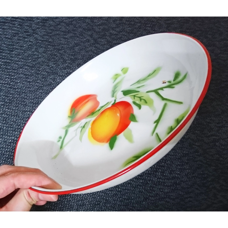 Khay sắt Tráng men xưa thập niên 80 463129