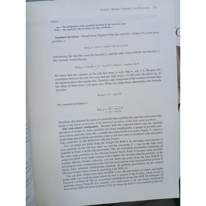 INVESTMENT ANALYSIS AND PORTFOLIO MANAGEMENT (PHÂN TÍCH ĐẦU TƯ VÀ QUẢN TRỊ DANH MỤC) 731533