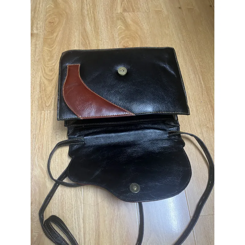 Túi nữ 25x18x7 da thật hoạ tiết 2hand 1002007