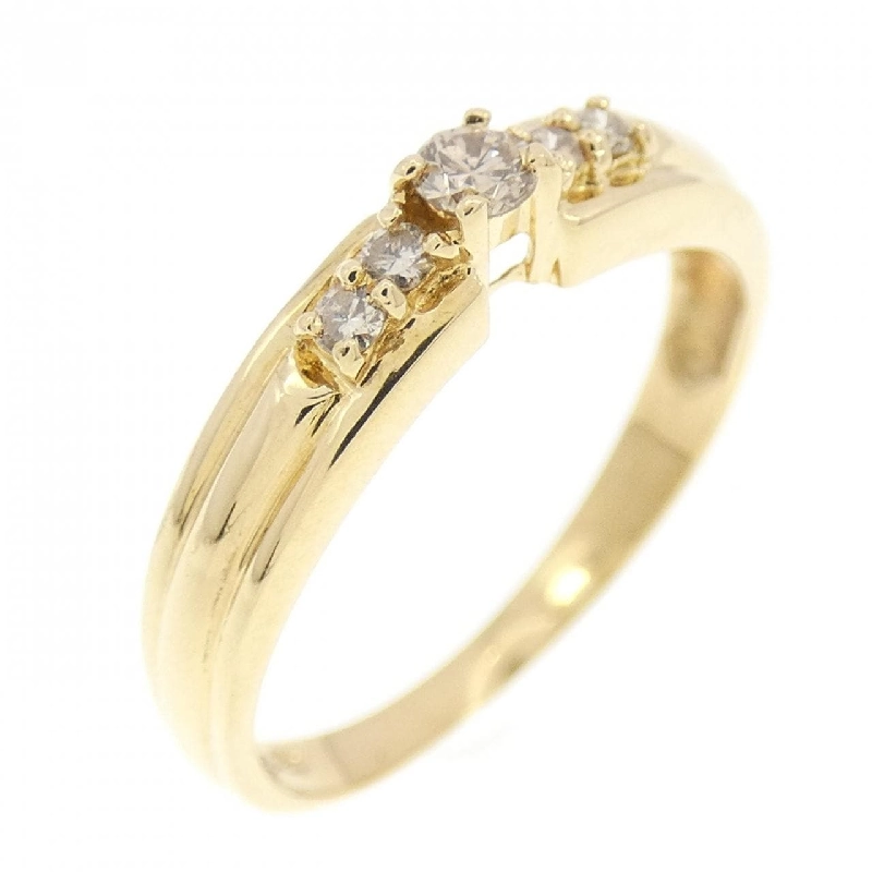 Nhẫn kim cương K18YG 672424