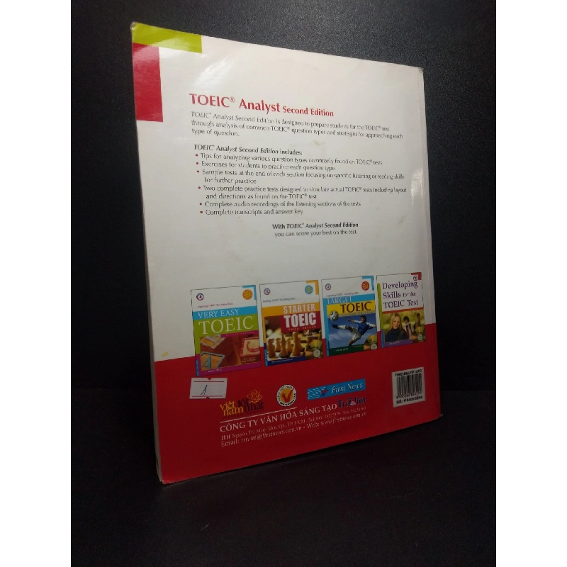Toeic Analyst Second Edition (S + 3CD) (110) mới 90% HCM0810 912418