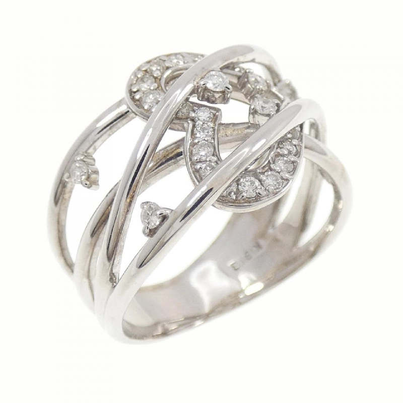 Nhẫn kim cương hình trái tim K18WG 0.30CT 671161