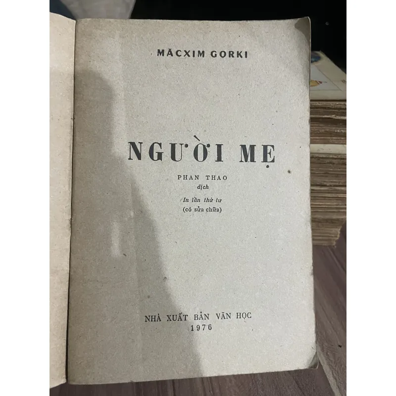 Người mẹ - maxim Gorki - Phan Thao dịch.  739426
