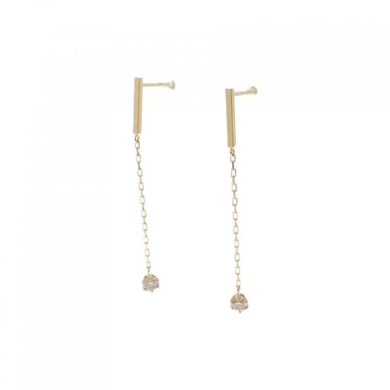 K18YG Bông tai kim cương 0.15CT - Hàng hiệu Chính hãng 867901