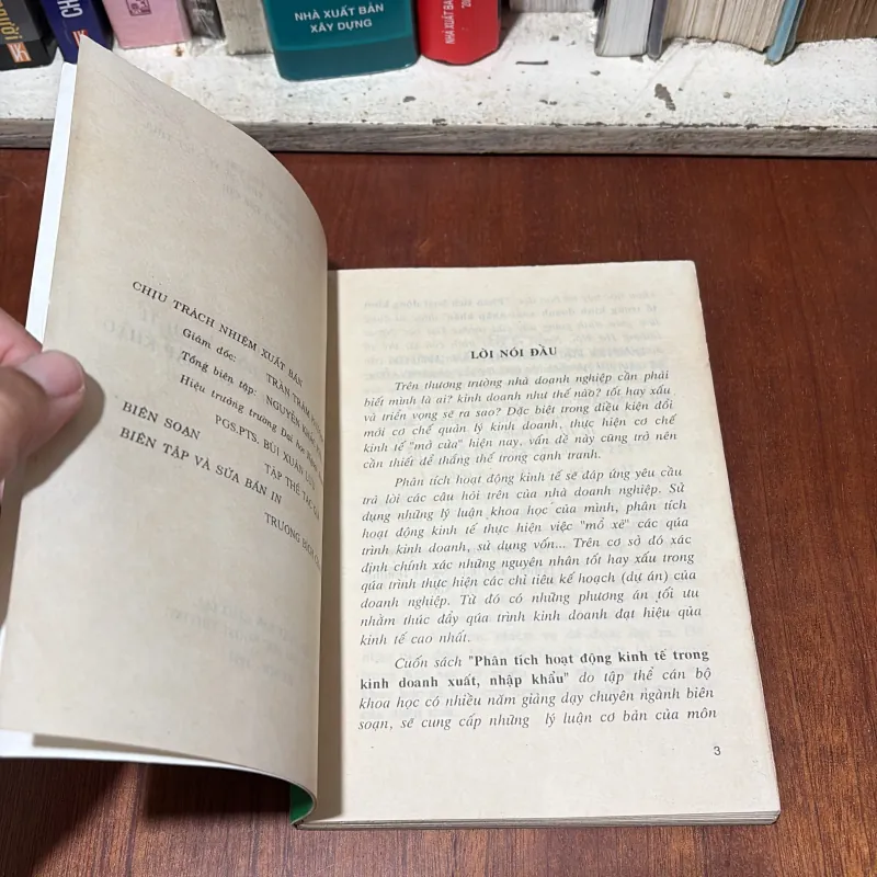 II Giáo Trình: Phân Tích Hoạt Động Kinh Tế Trong Kinh Doanh Xuất Nhập Khẩu - 1994 763284