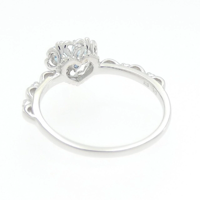 Nhẫn đá màu K18WG 668193