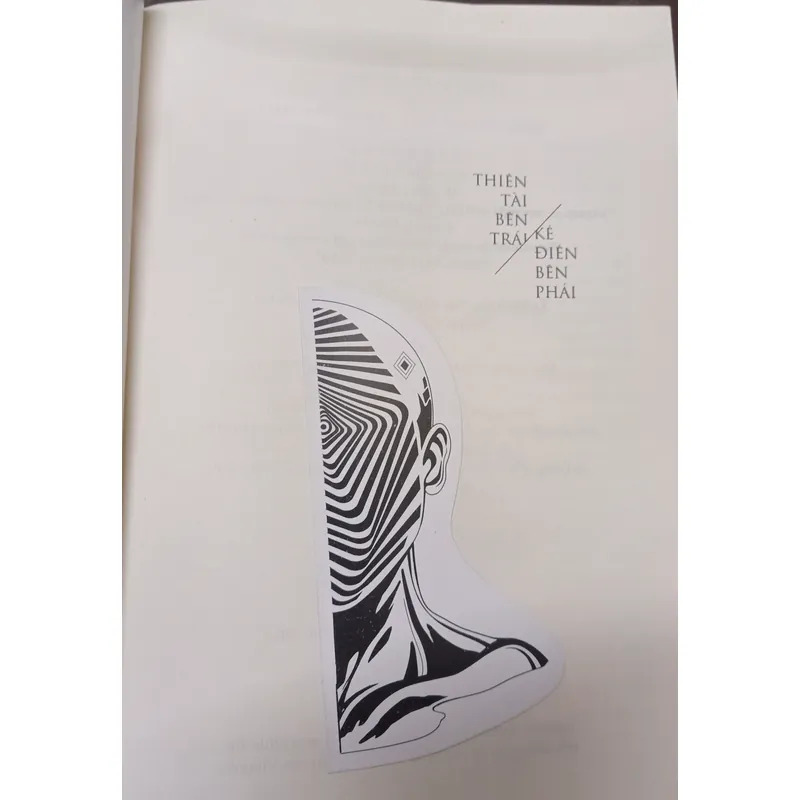 Thiên tài bên trái kẻ điên bên phải - Có bookmark - Sách cũ 640249