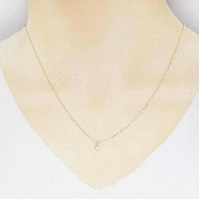 Dây chuyền kim cương K18YG 0.07CT - Hàng hiệu Chính hãng 861892