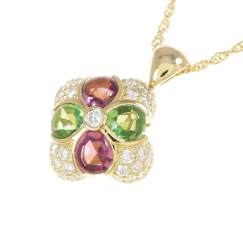 Dây chuyền đá màu 750YG/K18YG - Hàng hiệu Authentic 860118