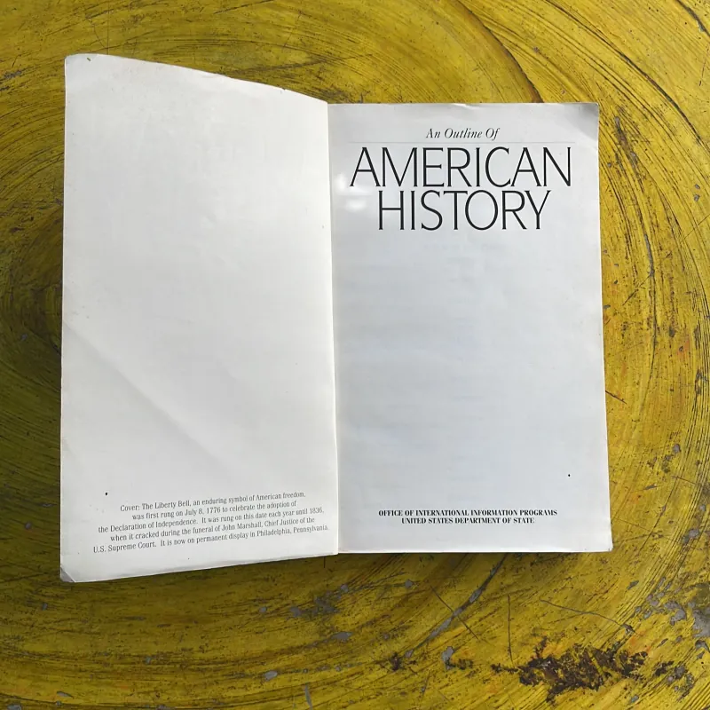 AMERICAN HISTORY - AN OUTLINE OF 998144
