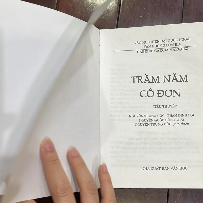 🌿 TRĂM NĂM CÔ ĐƠN – Gabriel García Márquez Nobel văn học bìa cứng sưu tầm 1000 bản  1058728