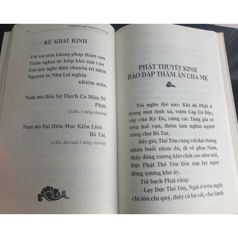 Sách Kinh Báo Đáp Thâm Ân Cha Mẹ - Viên Thái mới 90% 697545