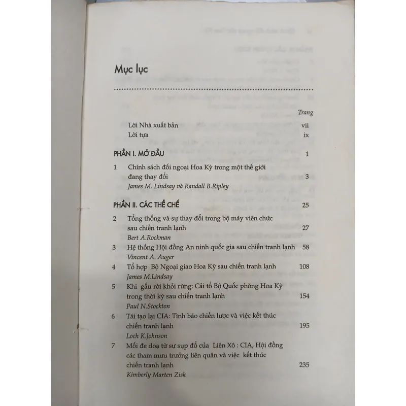 CHÍNH SÁCH ĐỐI NGOẠI CỦA HOA KỲ SAU CHIẾN TRANH LẠNH 596325