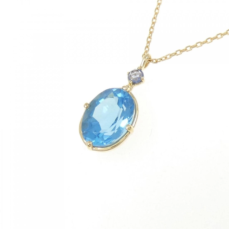 4゜C Blue Topaz Necklace - Hàng hiệu Authentic 841501