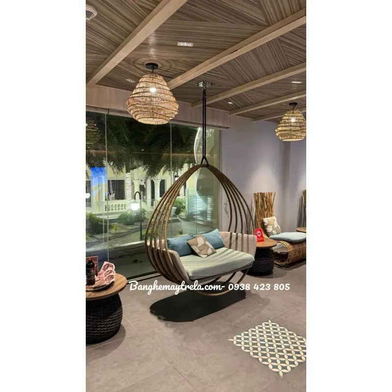 Xích đu đôi mây treo trần nhà 688068