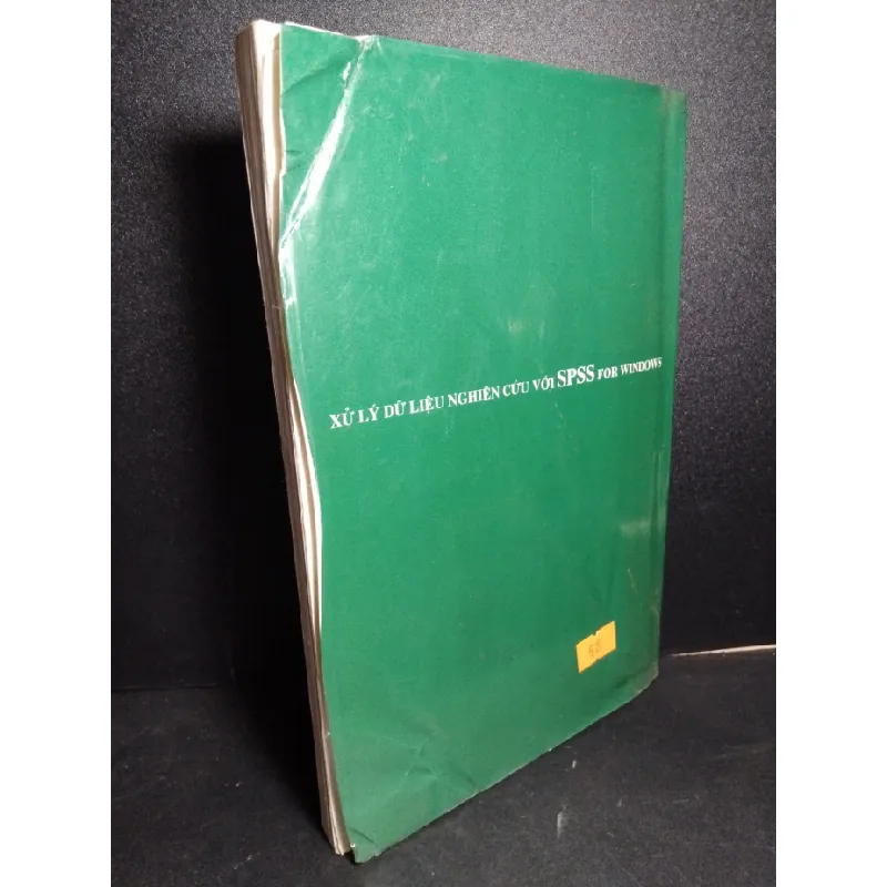 [Phiên Chợ Sách Cũ] Xử lý dữ liệu nghiên cứu với SPSS for windows trang cuối, 2002 2303 430544