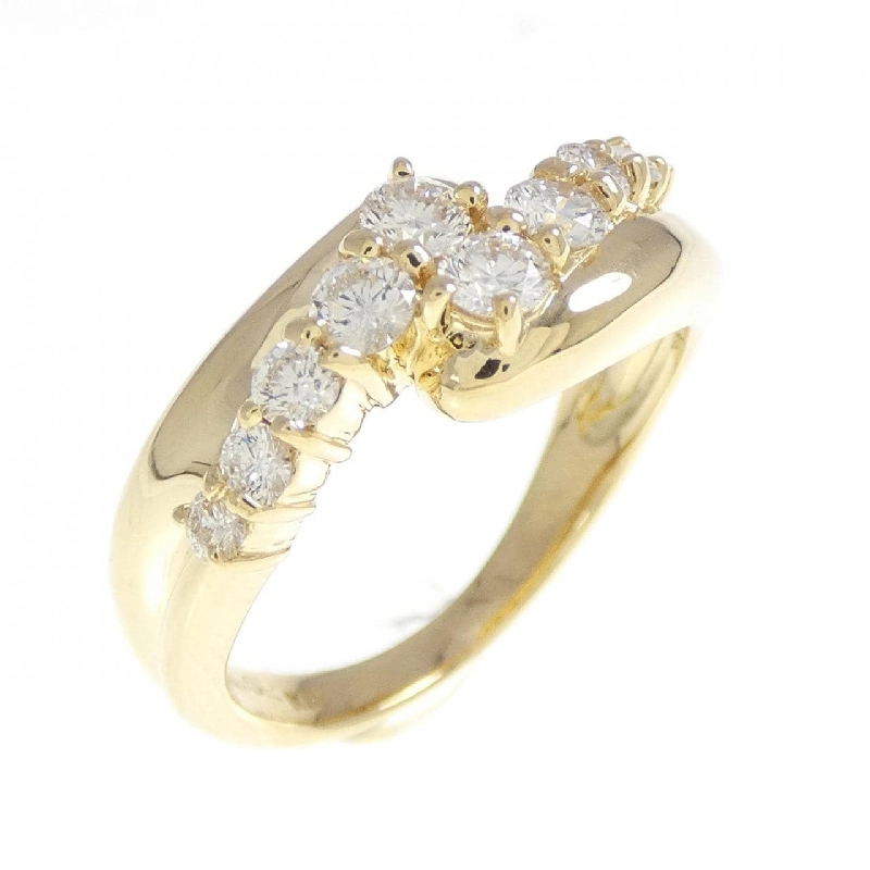 Nhẫn kim cương K18YG 0.52CT 669454