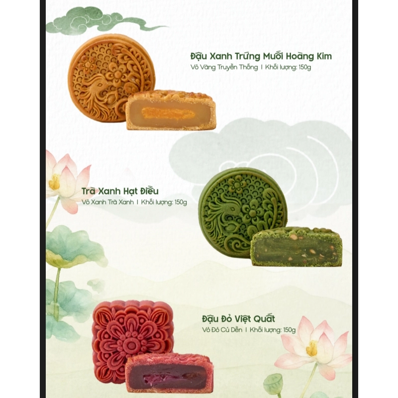 Bánh Trung thu healthy ít ngọt 536807